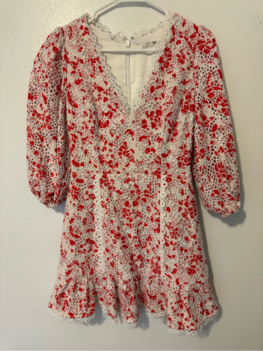 TALULAH Lace Floral Mini Dress
